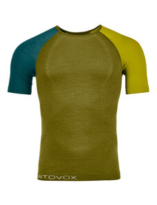Pánské funkční tričko Ortovox 120 COMPETITION LIGHT SHORT SLEEVE - zelená L