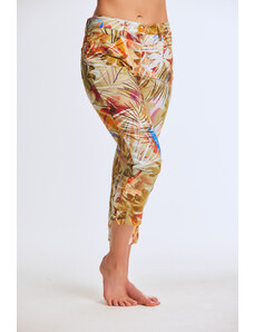 Dámské riflové kalhoty Zerres Sarah barevné listy