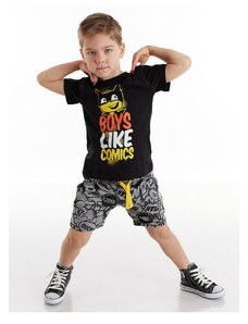 Denokids Comic Book Boys' T-Shirt-Shorts Set