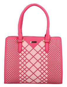 Dámská kabelka přes rameno sytě růžová - Maria C Remini růžová