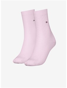 Tommy Hilfiger Sada dvou párů dámských ponožek ve světle růžové barvě Tommy Hil - Dámské