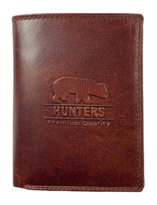 Hunters kožená peněženka hnědá KHT306