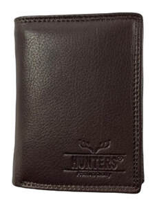 Luxusní kožená peněženka Hunters hnědá 103SPG