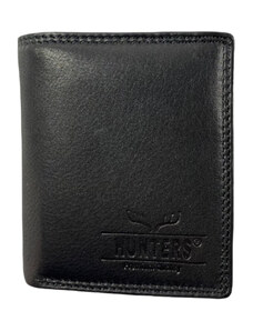 Luxusní kožená peněženka Hunters černá 107SPG