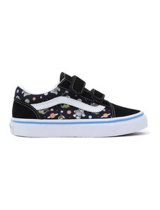 BOTY VANS Old Skool V (GLOW COSMIC ZOO) - černá -