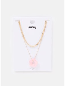 Sinsay - Sada 2 řetízků - růžová