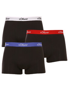 3PACK pánské boxerky S.Oliver černé (JH-34B-45972549)