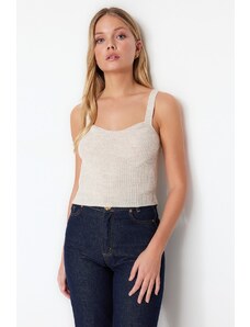 Trendyol Stone Basic Strap Knitwear Blouse