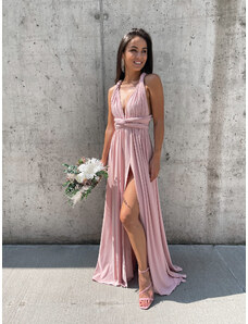 Sqvele Vázací šaty VIVIEN CLASSIC světle růžové