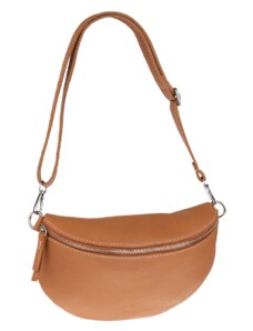 NovaKabelka.cz Kožená kabelka crossbody Reni Grande Camel camel