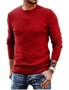 Tmavě červený pánský svetr