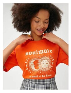 Koton Women's T-shirt Orange 3sal10259k