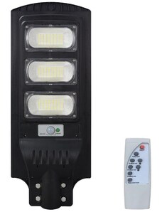 Polux LED Solární pouliční lampa se senzorem STREET LED/15W/3,2V IP65 + DO SA1819