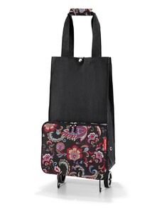 Nákupní taška na kolečkách Reisenthel Foldabletrolley Paisley black