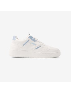 MoEa Vegan Sneakers White Blue - Gen1 - Recycled Pet