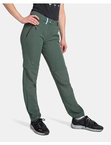 Dámské outdoorové kalhoty Kilpi HOSIO-W tmavě zelená