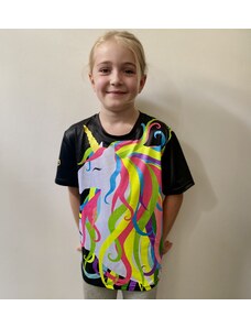 BEST:TIME Dětské sportovní tričko - Neon Run