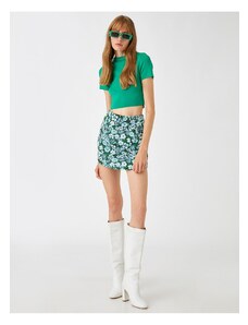 Koton Floral Mini Skirt