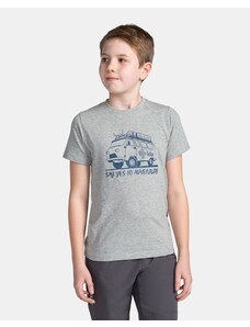 Chlapecké triko Kilpi SALO-JB Světle šedá