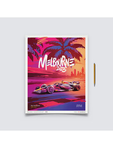 Automobilist Posters | Oracle Red Bull Racing - Melbourne - 2023, Classic Edition, 40 x 50 cm