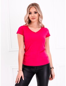 EDOTI Dámské základní tričko 002SLR - růžové