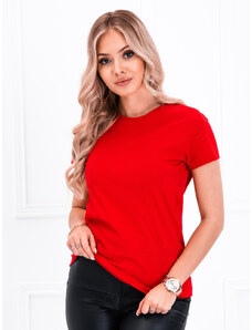 EDOTI Dámské základní tričko 001SLR - červené
