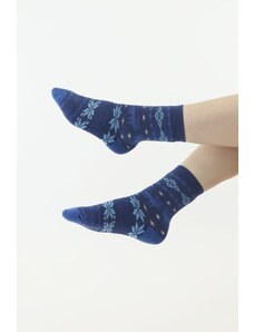 Moraj Thermo ponožky Norweg tmavě modré se soby
