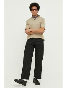 Kalhoty Dickies pánské, černá barva, jednoduché, DK0A4XK3BLK1-BLACK