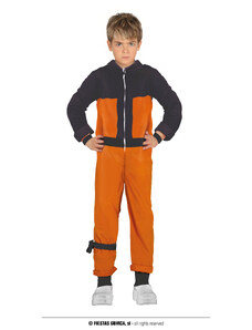 Guirca Černo-oranžový ninja dětský kostým