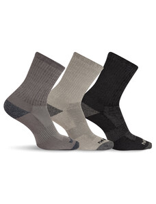 Unisex ponožky Merrell MEA33507C3B2 CHARH WOOL EVERYDAY CREW (3 packs)