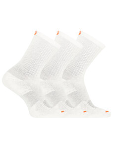 Unisex ponožky Merrell MEA33564C3B2 WHITE CUSHIONED COTTON CREW (3 packs)