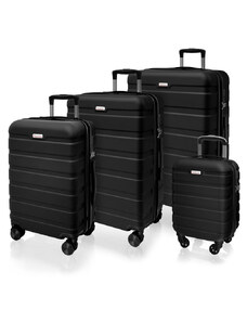 AVANCEA Sada cestovních kufrů AVANCEA DE2708 Black XSML