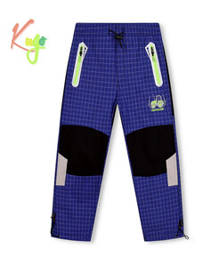 Chlapecké plátěné kalhoty modré Kugo FK7601