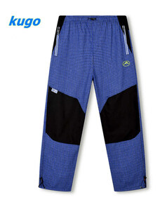 Pánské plátěné kalhoty modrá Kugo FK8611