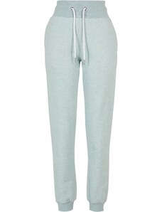 URBAN CLASSICS Dámské tepláky High Waist Color Melange Sweat Pants - světle modré