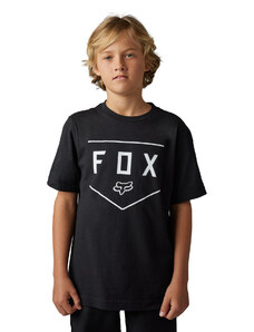 Dětské triko Fox Youth Shield Ss Tee - Black