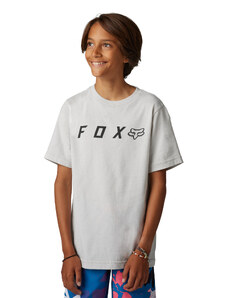 Dětské triko Fox Yth Absolute Ss Tee - Light Grey