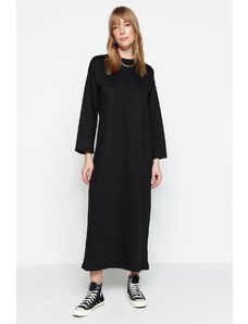 Trendyol Black Oversize Knitted Dress