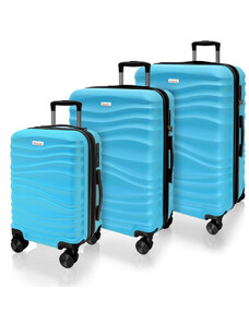 AVANCEA Sada cestovních kufrů AVANCEA DE33203 Light blue SML