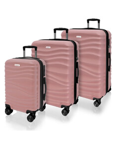 AVANCEA Sada cestovních kufrů AVANCEA DE33203 Old pink SML