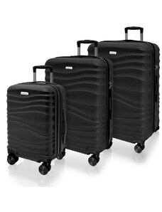 AVANCEA Sada cestovních kufrů AVANCEA DE33203 Black SML