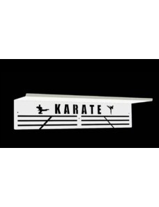 Walenty Kovový nástěnný věšák na medaile Karate různé rozměry, různé barvy