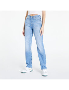 Dámské džíny Calvin Klein High Rise Straight Jeans Denim Light