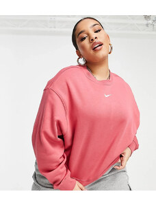 Dámská mikina Nike Essential Sweater Pink Women (Plus Size)