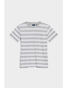 TRIČKO GANT RELAXED STRIPED T-SHIRT šedá 98/104