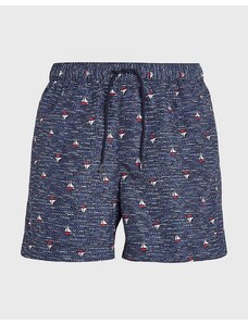 Pánské plavky Tommy Hilfiger print UM0UM02827 - modrá