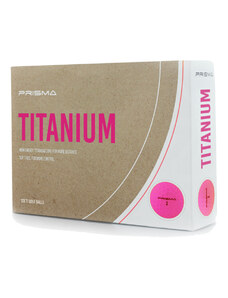 Masters Prisma Titanium Golf Balls pink