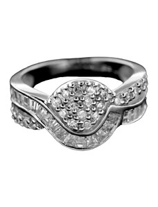 AMIATEX Stříbrný prsten 14946