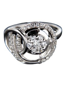 AMIATEX Stříbrný prsten 14935