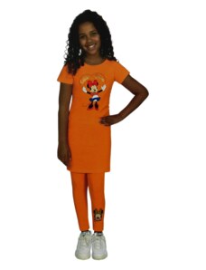 The Cookie Company BV Dívčí šaty MINNIE oranžové